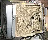 Image 54Right side view, housing removed, one of its printed circuit boards exposed (courtesy: Richard Diehl) (from History of videotelephony)
