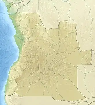 Map showing the location of Buffalo Partial Reserve