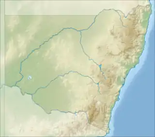 Blue Mountains Range is located in New South Wales