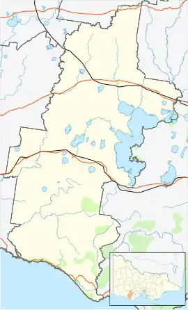 Princetown is located in Corangamite Shire