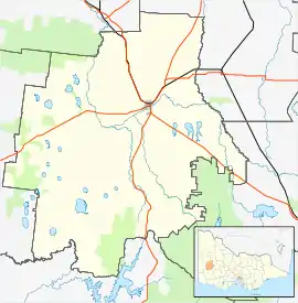 Pimpinio is located in Rural City of Horsham