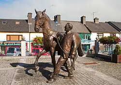 Ballinasloe Horse and Handler Sculpture by James McCarthy