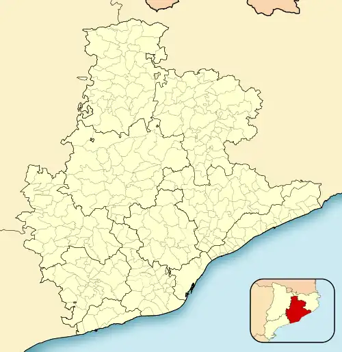 Cardedeu is located in Province of Barcelona
