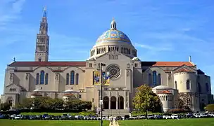 The basilica viewed from the east