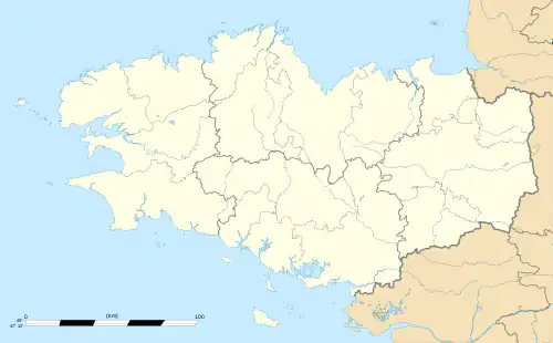 Carentoir is located in Brittany
