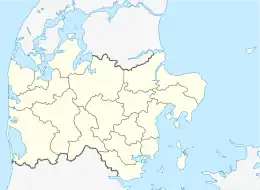 Hinnerup is located in Denmark Central Denmark Region