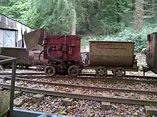 EIMCO 12b Rocker Shovel Loader in the passing loop