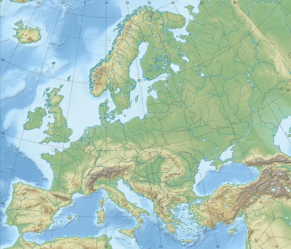 Location of departure and crash site