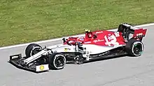 2019: an Alfa Romeo C38 of Antonio Giovinazzi.
