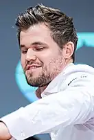 World Chess Champion and world no. 1 Magnus Carlsen played on board one for Norway