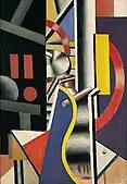 Fernand Léger, 1918, Dans L'Usine, oil on canvas, 56 x 38 cm (22 x 15 in), On the reverse titled Esquisse dans l'usine