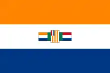Flag of South Africa (1928–1994) without Union Jack used by Afrikaner Weerstandsbeweging