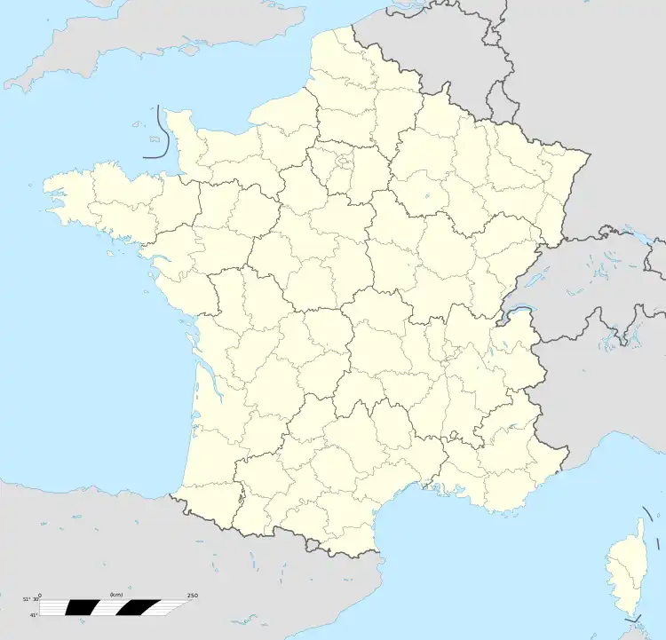 Mons is located in France