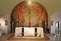 Sanctuary with mural