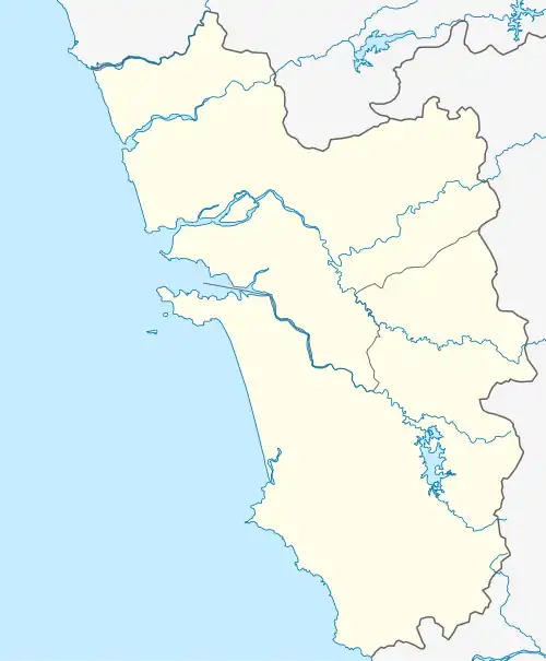 Curti is located in Goa