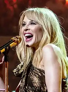 Kylie Minogue pictured in April 2018.