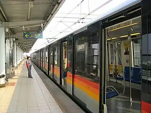 Line 5 platform of Minhang Development Zone