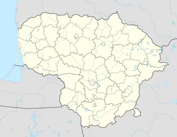 Varėna is located in Lithuania
