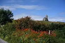 Church of Ireland church. Henry Musgrave had the tower built in 1913.