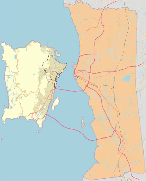 Balik Pulau is located in Central George Town, Penang