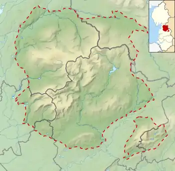 Stocks Reservoir is located in the Forest of Bowland