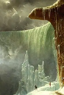 Niagara, The Table Rock in Winter, oil on canvas, ca. 1847, United States Senate