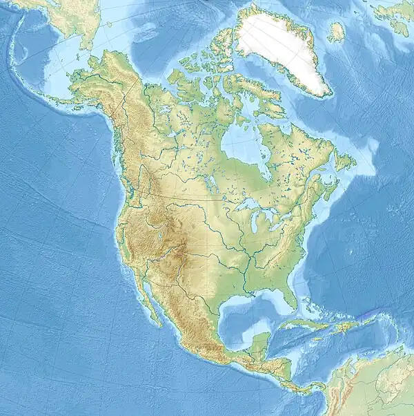 Location of Lake Texcoco in Mexico.