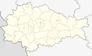 Pryamitsyno is located in Kursk Oblast