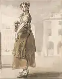 London Cries- A Girl with a Basket of Oranges