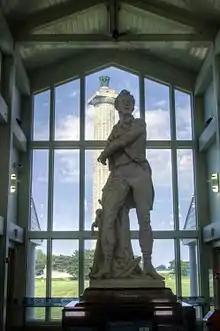 Perry Statue (marble, 1860), on display at the Perry's Victory and International Peace Memorial.