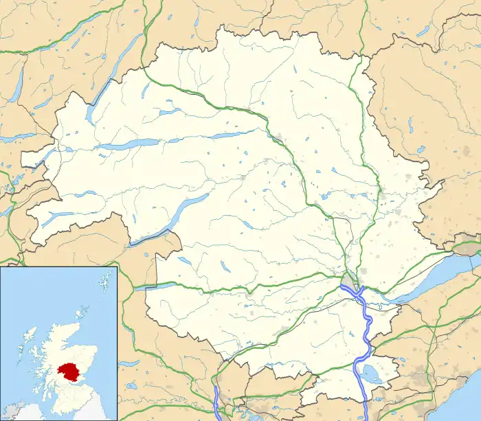 Pitlochry is located in Perth and Kinross