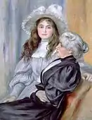 Pierre-Auguste Renoir, Portrait of Berthe Morisot and daughter Julie Manet, 1894