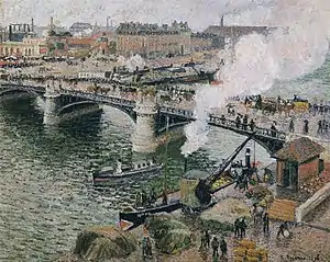 Pont Boieldieu in Rouen, Rainy Weather, 1896. (Art Gallery of Ontario)