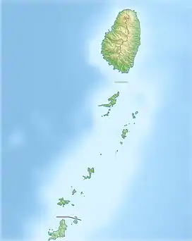 Tobago Cays is located in Saint Vincent and the Grenadines