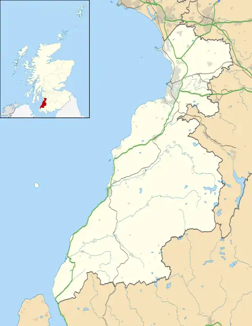 Seafield is located in South Ayrshire
