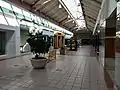 The mall's east end on July 31, 2021; all businesses and other tenants were permanently closed.