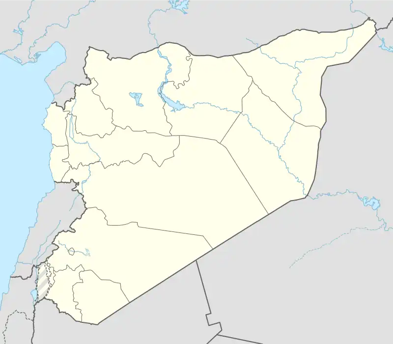 An-Nabek is located in Syria