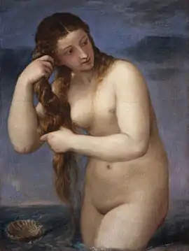 Venus Anadyomene, by Titian, c. 1520 (Scottish National Gallery).