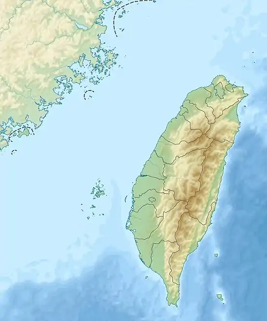Binlang Islet is located in Taiwan