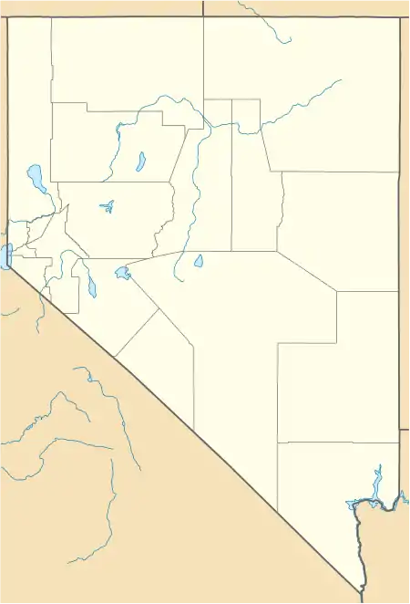 Silver mining in Nevada is located in Nevada