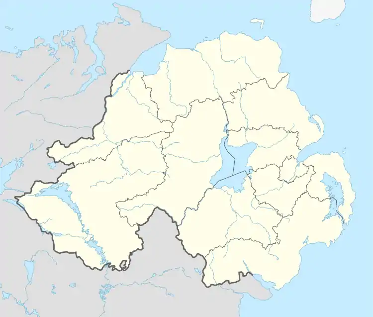 2009–10 IFA Premiership is located in Northern Ireland