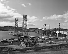 Old and new bridges in 1964
