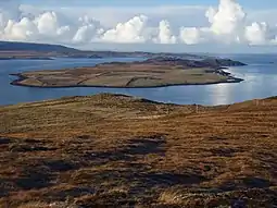 Looking north west over the Isle of Ewe