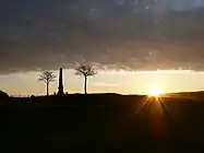 Sunrise from the top of Werneth Low.